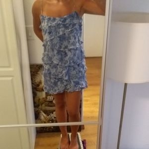 Short ruffle dress